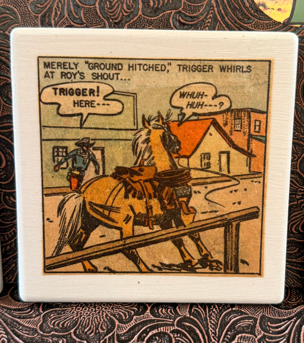 CMC Comic Coaster Set - Roy Buys into Trouble