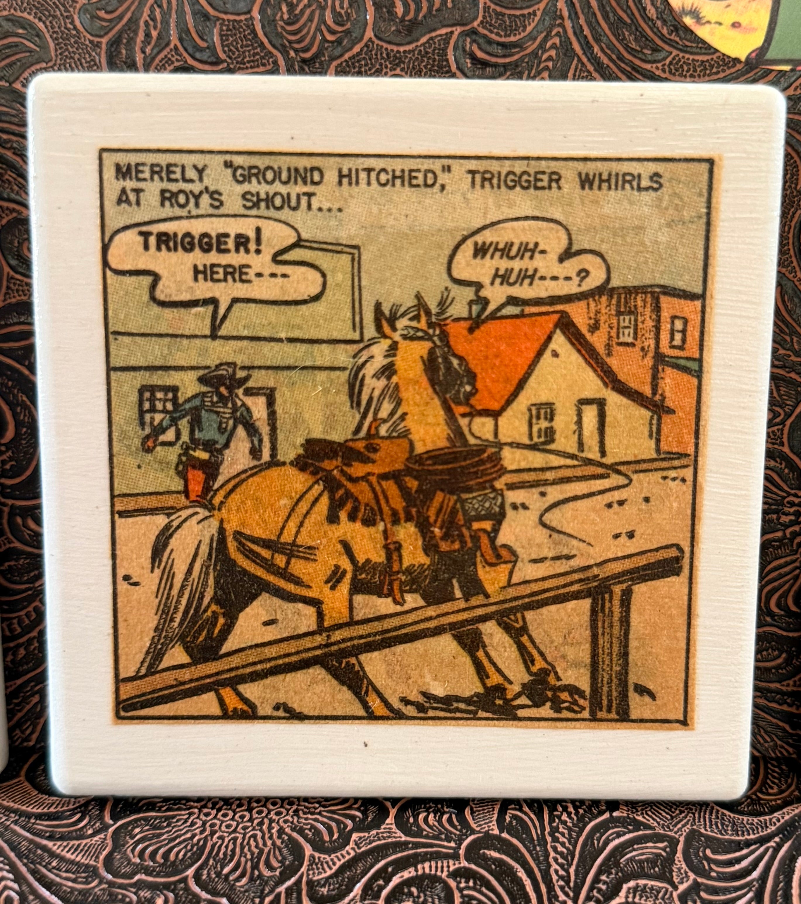 CMC Comic Coaster Set - Roy Buys into Trouble