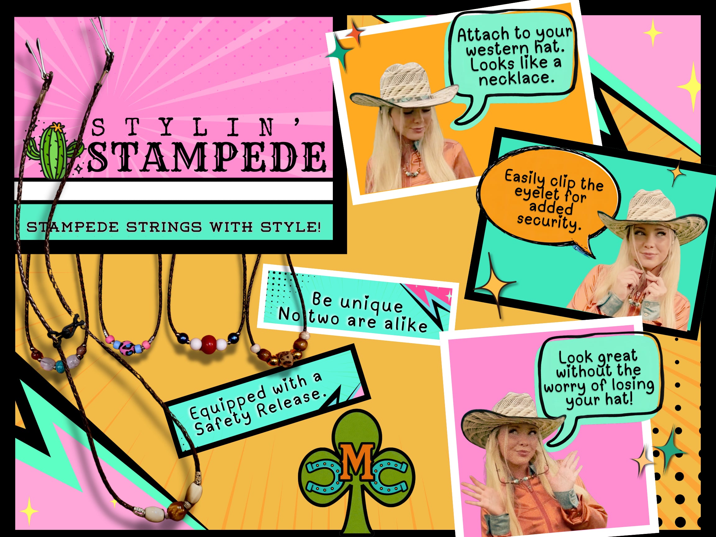 CMC Stylin' Stampede String - Classy Round Up